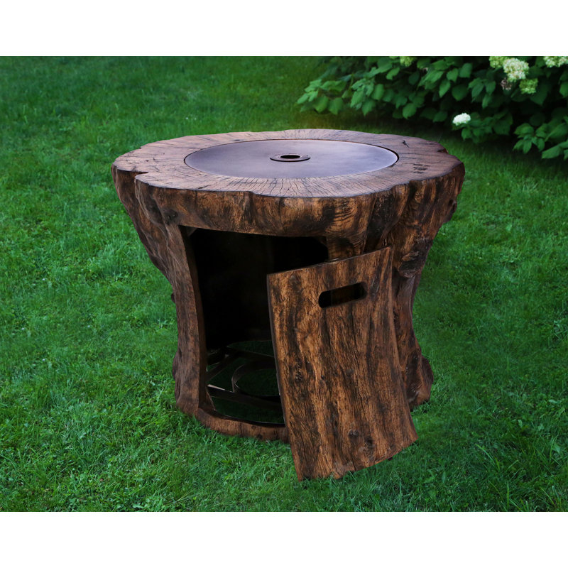 Sunbeam Pioneer Concrete Propane Fire Pit Table & Reviews Wayfair Canada